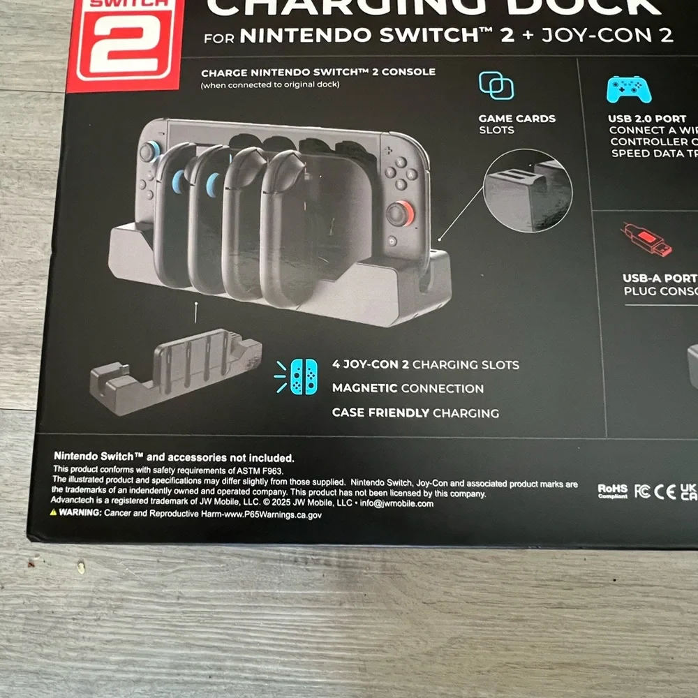 Nintendo Switch 2 Charging Dock New